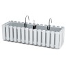 Vaso per Fiori Piante Boardee Fancycase | Rettangolare | Decorativo | in Plastica | da Interno Esterno | Design Moderno