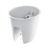 Vaso per Fiori Piante Ratolla Railing Oval | Ovale | Decorativo | in Plastica | da Interno Esterno | per Ringhiere | Design Moderno