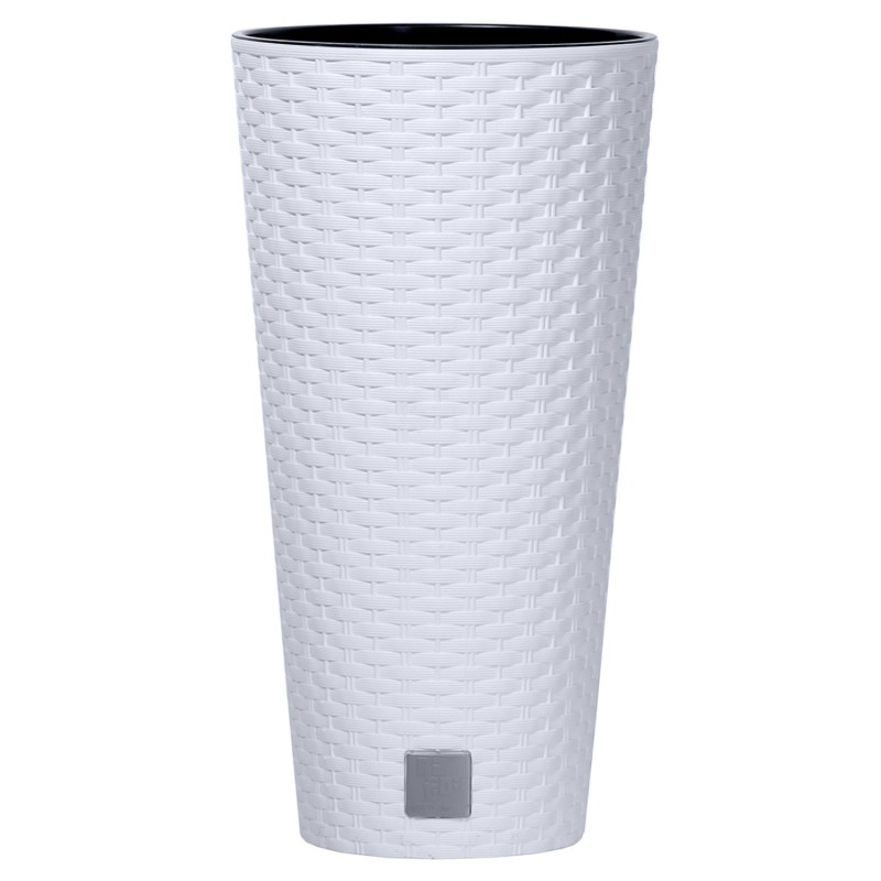 Vaso per Fiori Piante Rato Tubus | Rotondo | Decorativo | in Plastica | da Interno Esterno | Design Moderno