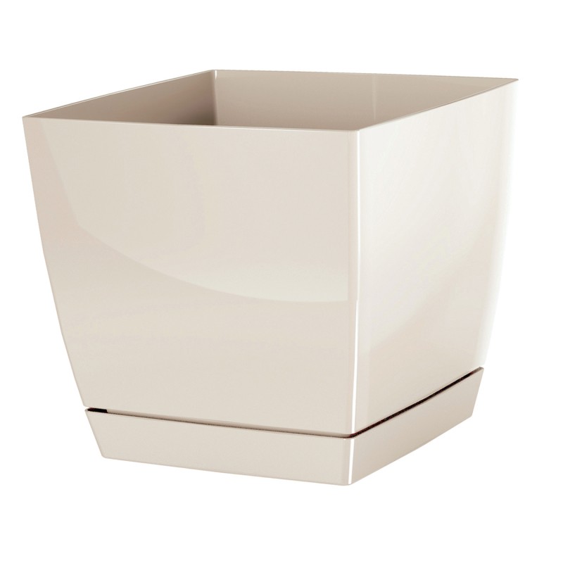 Vaso per Fiori Piante Coubi Square | Quadrato | Decorativo | in Plastica | da Interno Esterno | Design Moderno