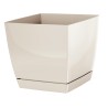 Vaso per Fiori Piante Coubi Square | Quadrato | Decorativo | in Plastica | da Interno Esterno | Design Moderno