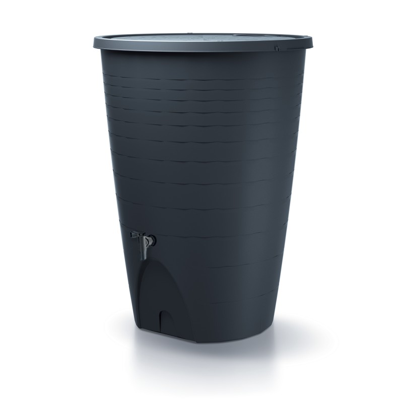 Serbatoio per Acqua Piovana Peruno | Rubinetto e Sistema di Raccolta Acqua Inclusi | Cisterna da Giardino | Design Moderno