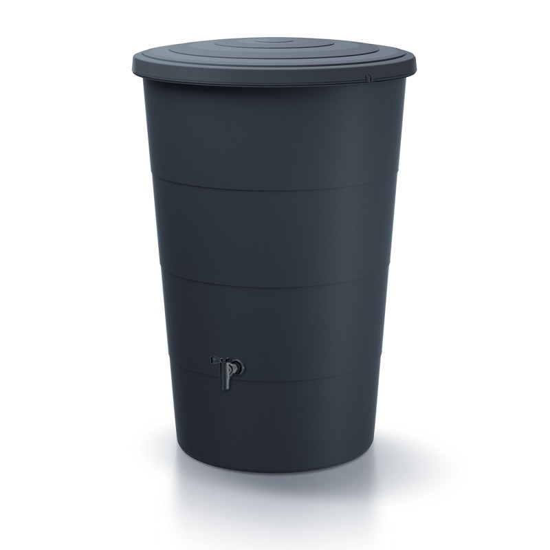 Serbatoio per Acqua Piovana Smooth | Rubinetto Incluso | Cisterna da Giardino | Design Moderno