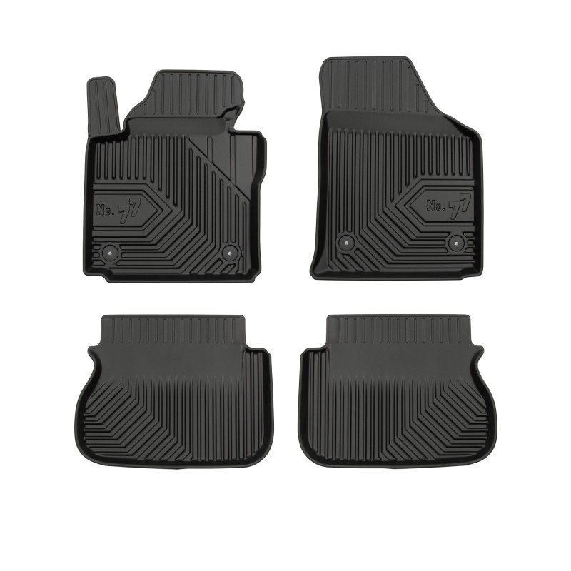 Tappetini compatibili con Volkswagen Caddy III 2003-2020, su misura in Gomma TPE