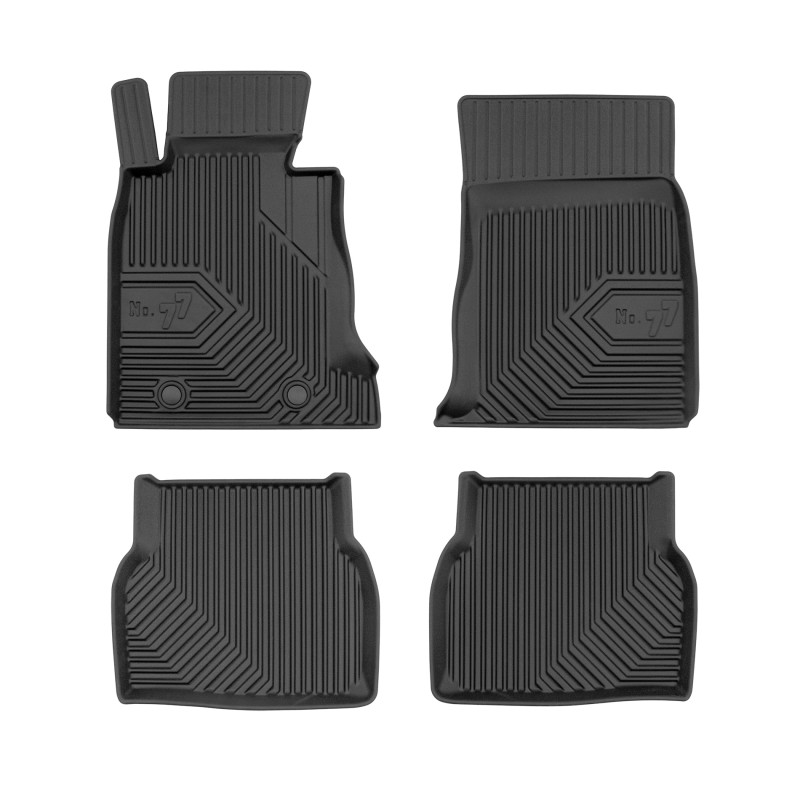 Tappetini compatibili con BMW Serie 5 E39 1995-2003, su misura in Gomma TPE
