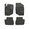 Tappetini compatibili con Peugeot 207 2006-2012, su misura in Gomma TPE