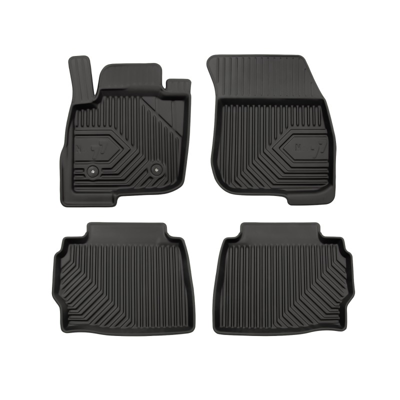 Tappetini compatibili con Ford Mondeo V 2014-2022, su misura in Gomma TPE