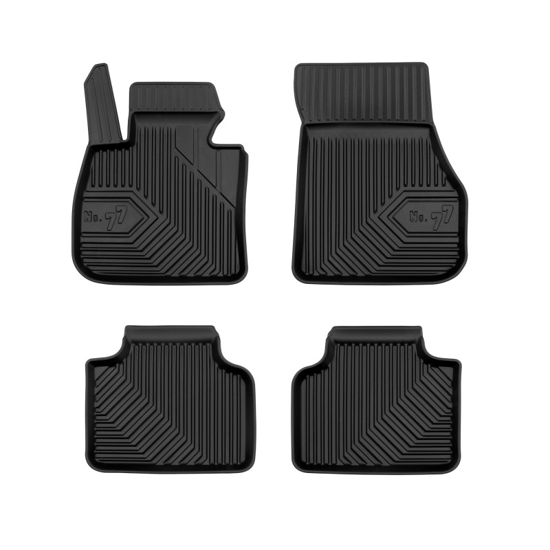 Tappetini compatibili con BMW Serie 2 Active Tourer F45 2014-2022, su misura in Gomma TPE