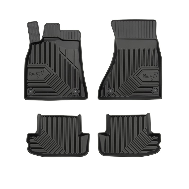Tappetini compatibili con Audi A5 8T 2007-2016, su misura in Gomma TPE