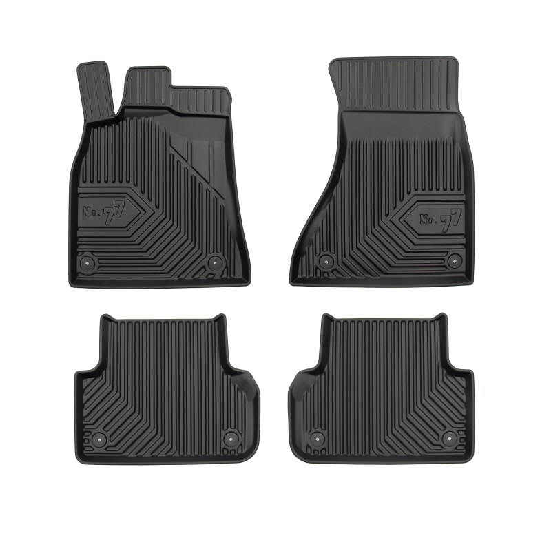 Tappetini compatibili con Audi A5 Sportback 8T 2009-2016, su misura in Gomma TPE