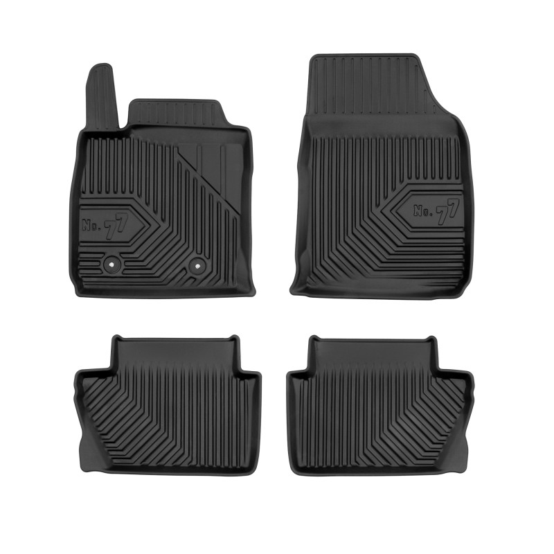 Tappetini compatibili con Ford EcoSport II 2017-2022, su misura in Gomma TPE