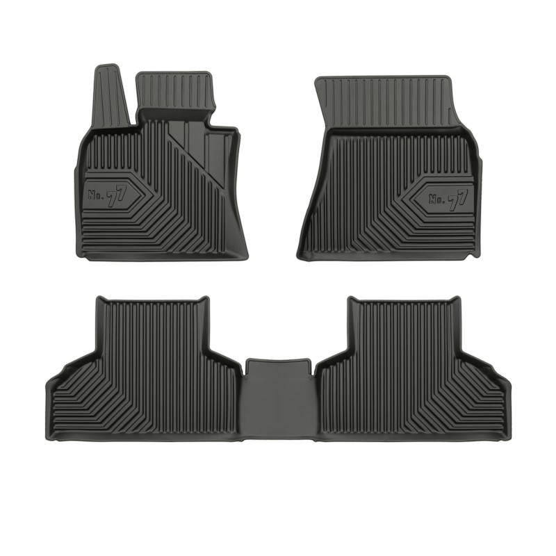 Tappetini compatibili con BMW X5 F15 2013-2018, su misura in Gomma TPE