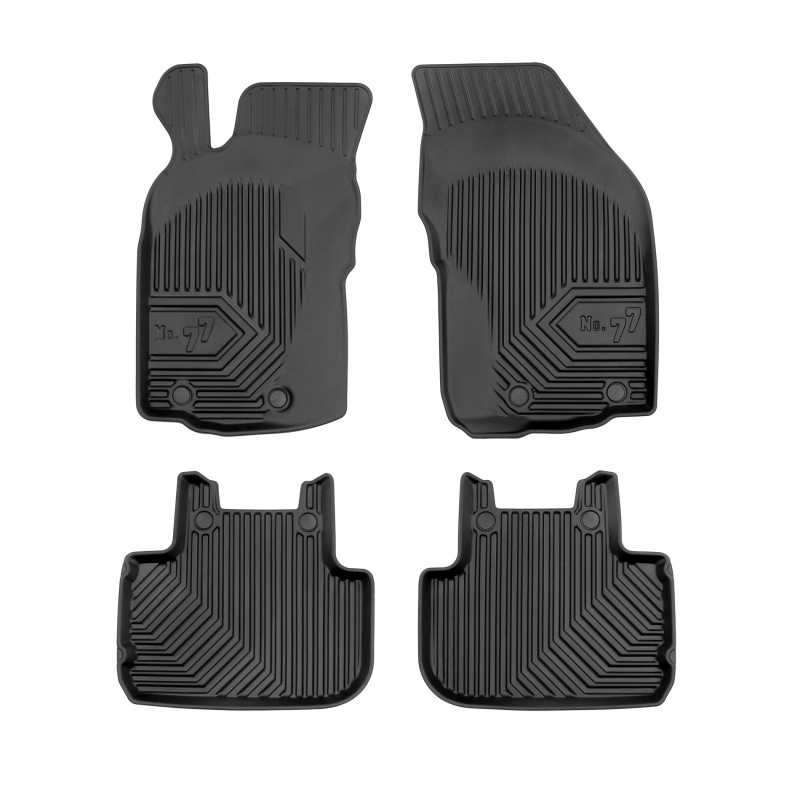 Tappetini compatibili con Alfa Romeo 147 2000-2010, su misura in Gomma TPE