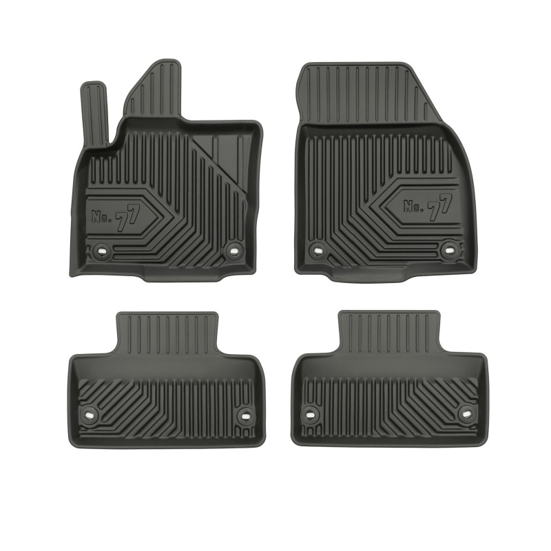 Tappetini compatibili con Land Rover Range Rover Evoque I 2011-2018, su misura in Gomma TPE