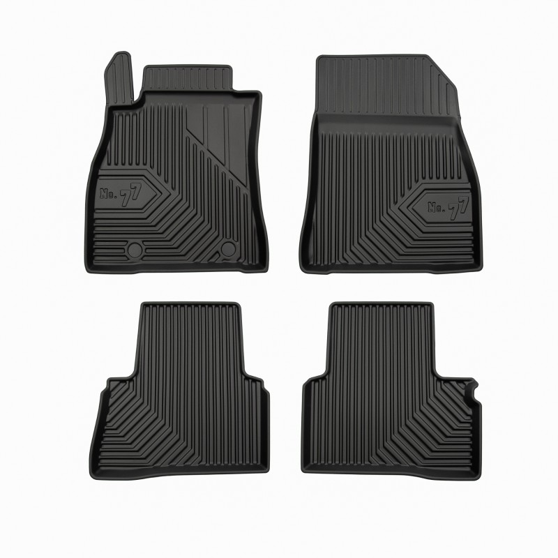 Tappetini compatibili con Nissan Juke I 2010-2019, su misura in Gomma TPE