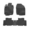 Tappetini compatibili con Toyota RAV4 III 2005-2012, su misura in Gomma TPE