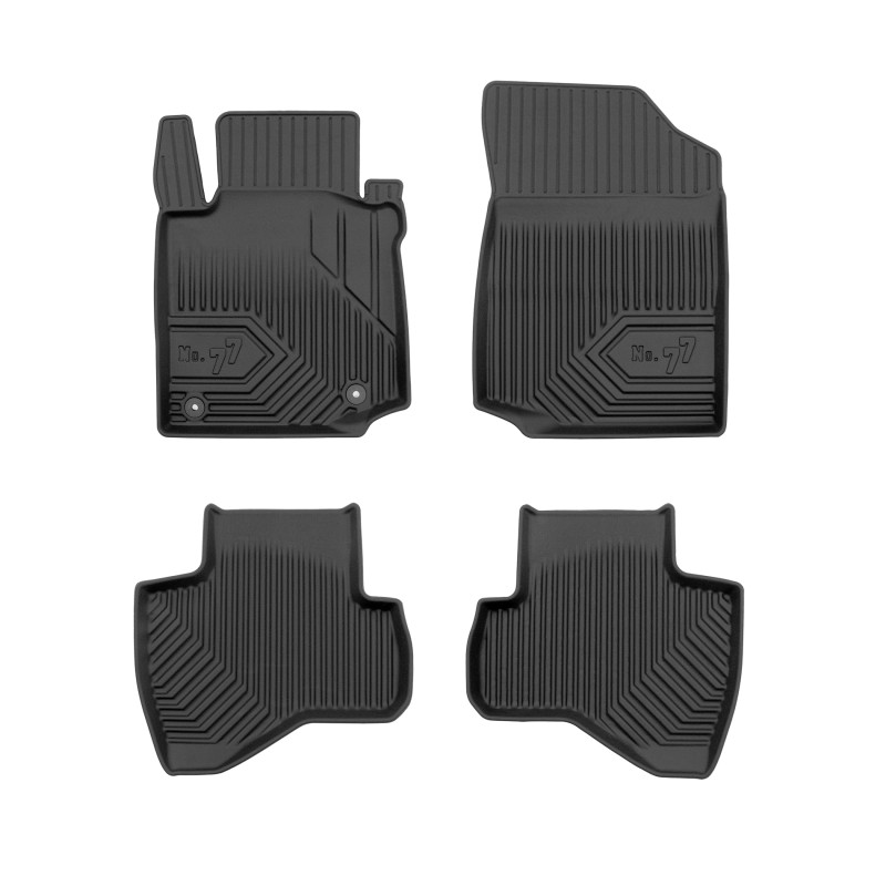 Tappetini compatibili con Peugeot 107 2005-2014, su misura in Gomma TPE
