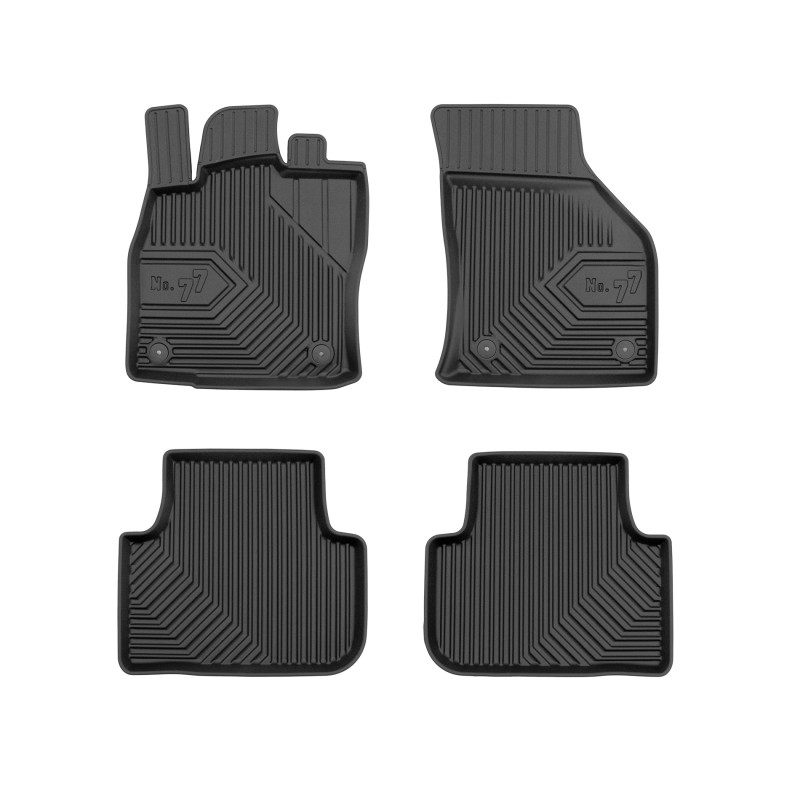 Tappetini compatibili con Volkswagen Golf Sportsvan 2014-2020, su misura in Gomma TPE