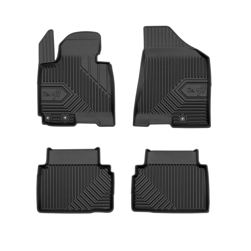 Tappetini compatibili con Kia Sportage III 2010-2015, su misura in Gomma TPE