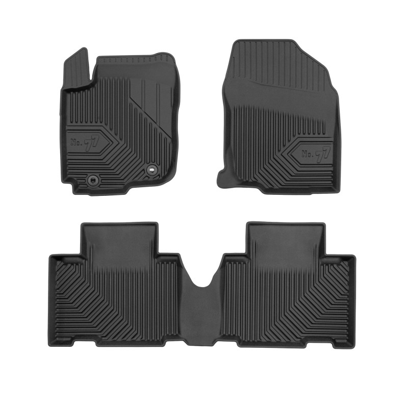 Tappetini compatibili con Toyota RAV4 IV 2013-2019, su misura in Gomma TPE