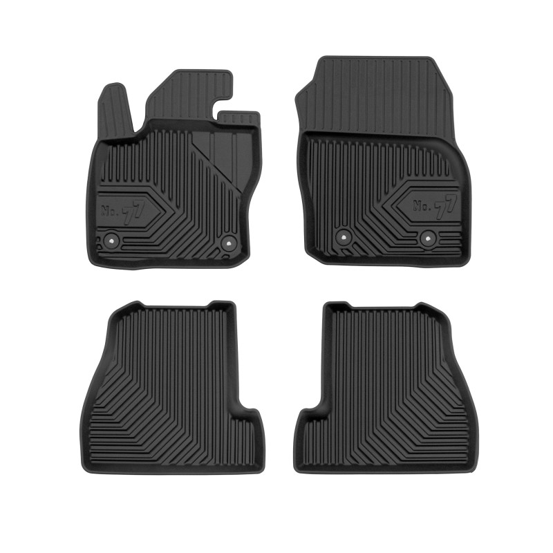 Tappetini compatibili con Ford Focus III 2010-2019, su misura in Gomma TPE