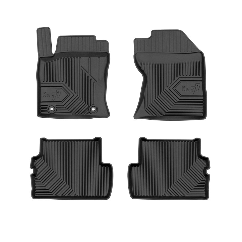 Tappetini compatibili con Ford Focus I 1998-2004, su misura in Gomma TPE