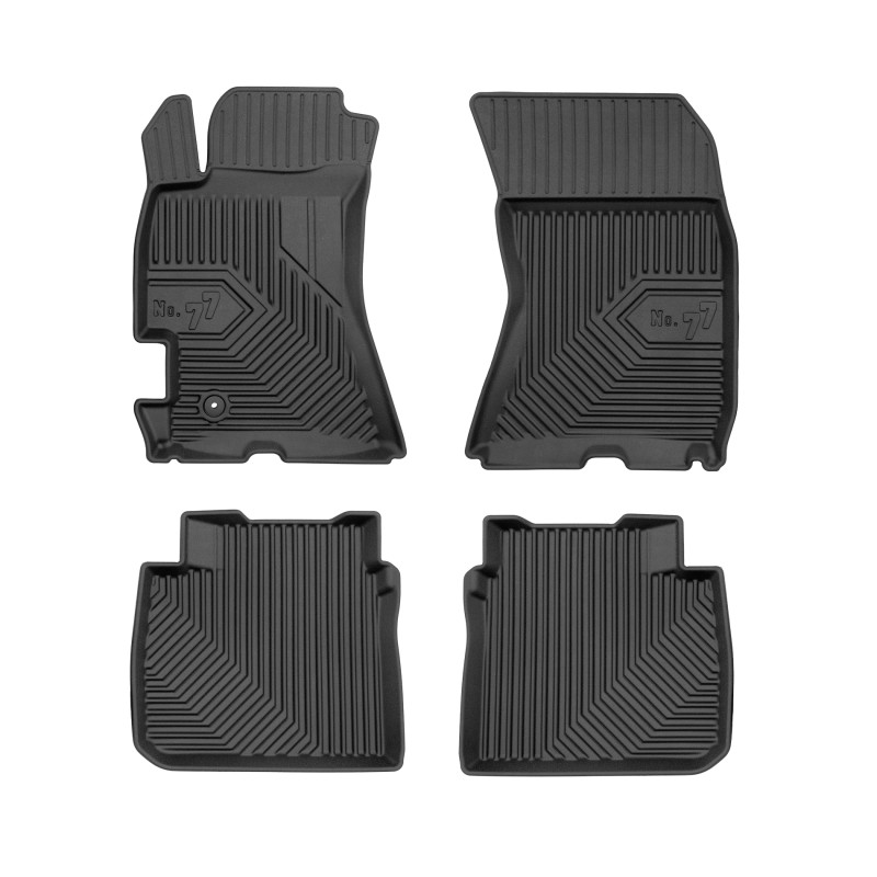 Tappetini compatibili con Subaru Outback III 2003-2009, su misura in Gomma TPE