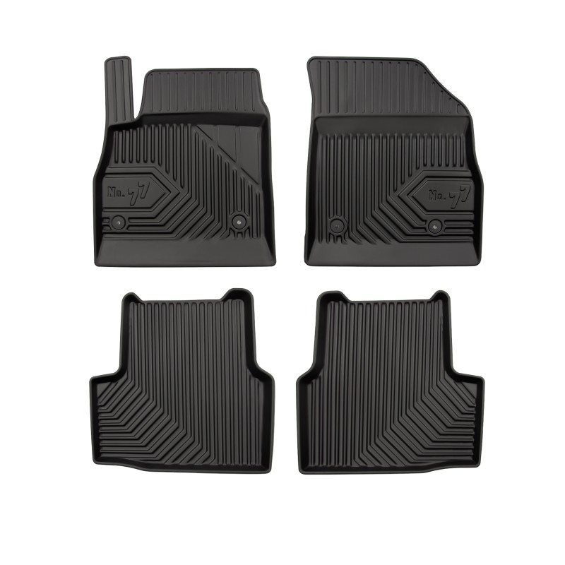 Tappetini compatibili con Opel Astra K 2015-2022, su misura in Gomma TPE