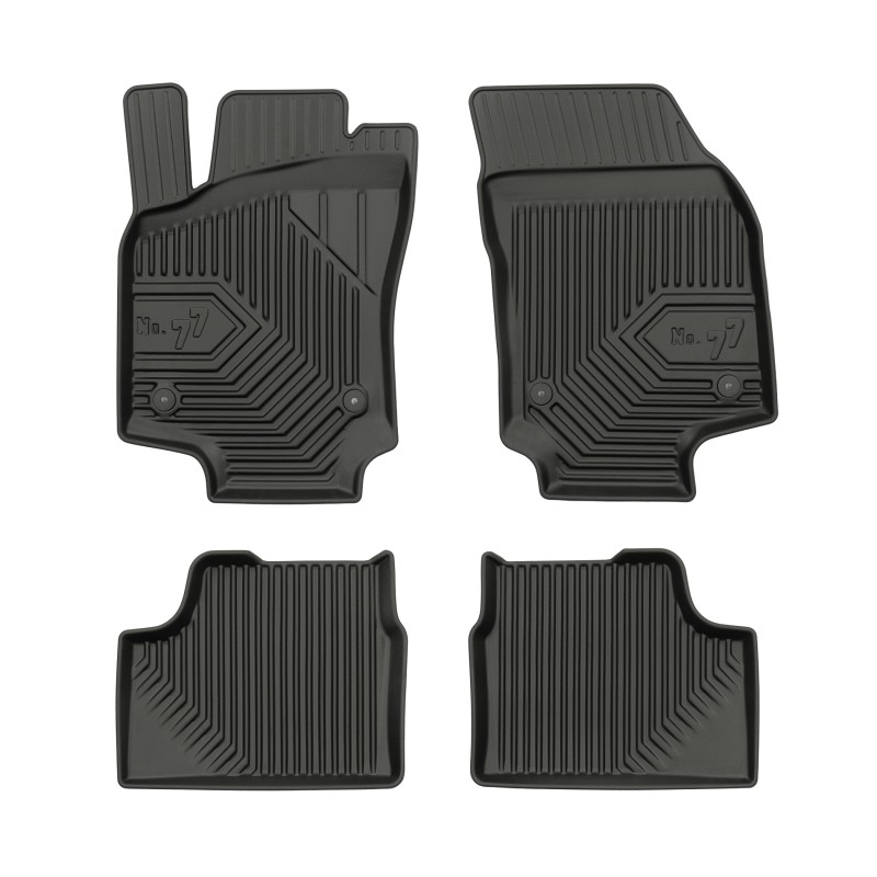 Tappetini compatibili con Opel Astra H 2004-2014, su misura in Gomma TPE