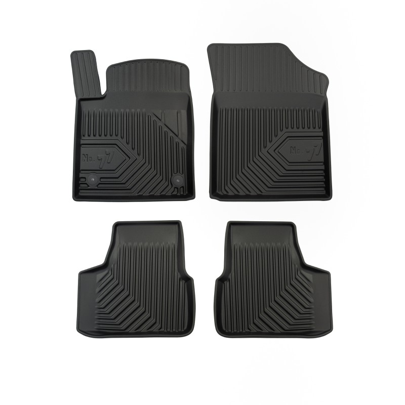 Tappetini compatibili con Skoda Citigo 2011-2019, su misura in Gomma TPE