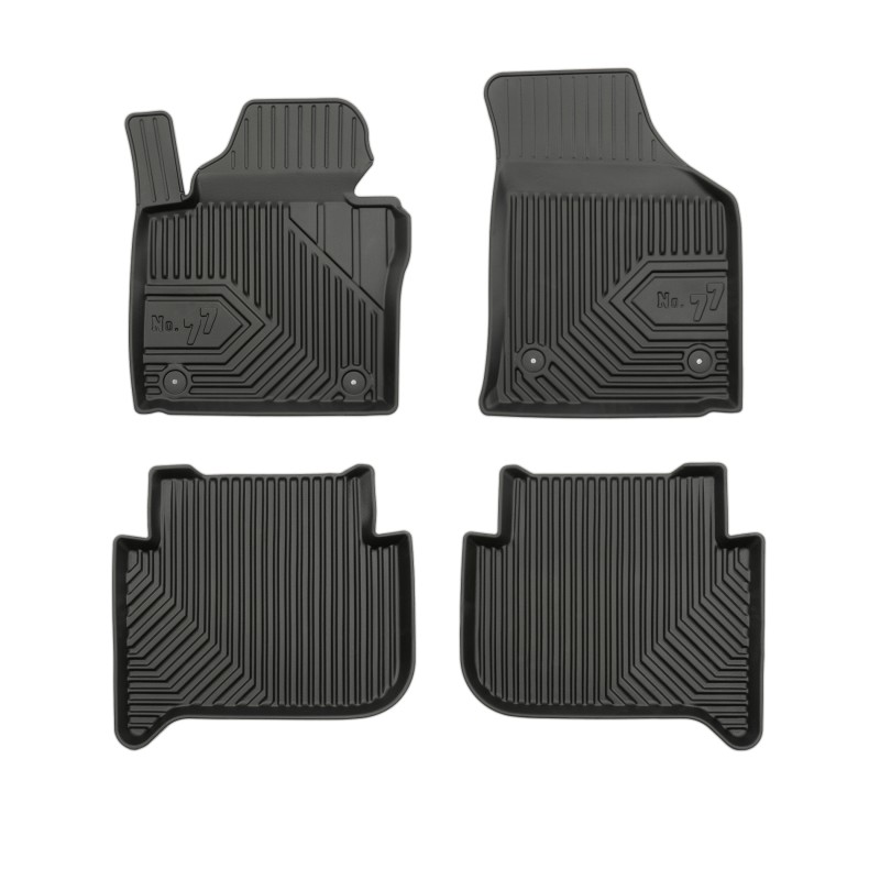 Tappetini compatibili con Volkswagen Touran I 2003-2010, su misura in Gomma TPE