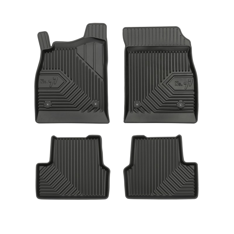 Tappetini compatibili con Opel Astra J 2009-2020, su misura in Gomma TPE