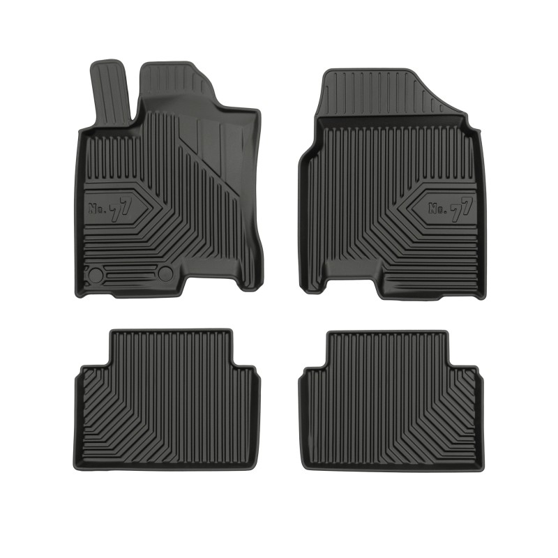 Tappetini compatibili con Nissan Qashqai I 2006-2013, su misura in Gomma TPE