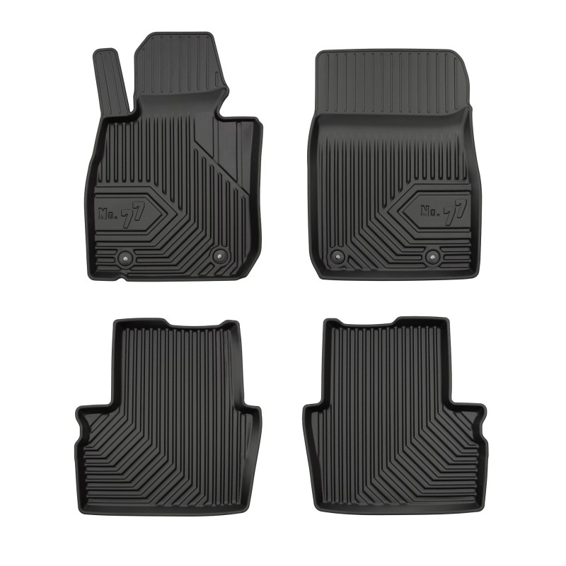 Tappetini compatibili con Mazda CX-3 2014-2021, su misura in Gomma TPE