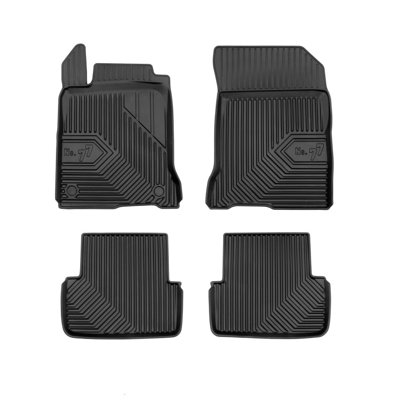 Tappetini compatibili con Renault Laguna III 2007-2015, su misura in Gomma TPE