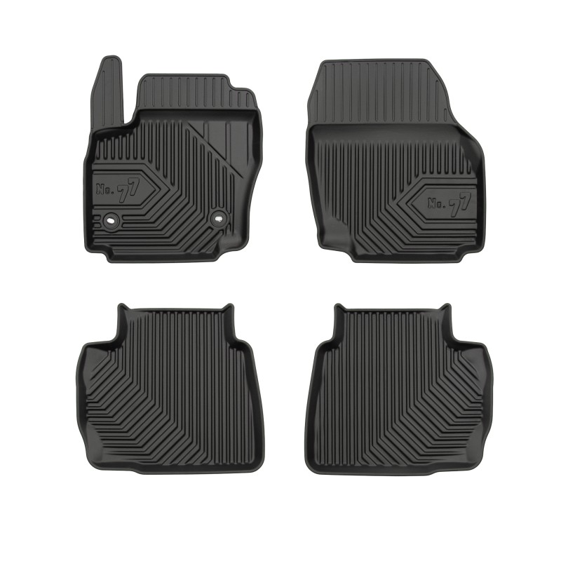 Tappetini compatibili con Ford Mondeo IV 2007-2014, su misura in Gomma TPE