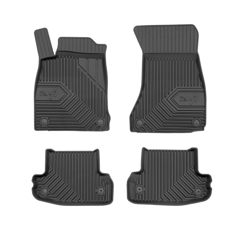 Tappetini compatibili con Audi A5 F5 2016-2024, su misura in Gomma TPE