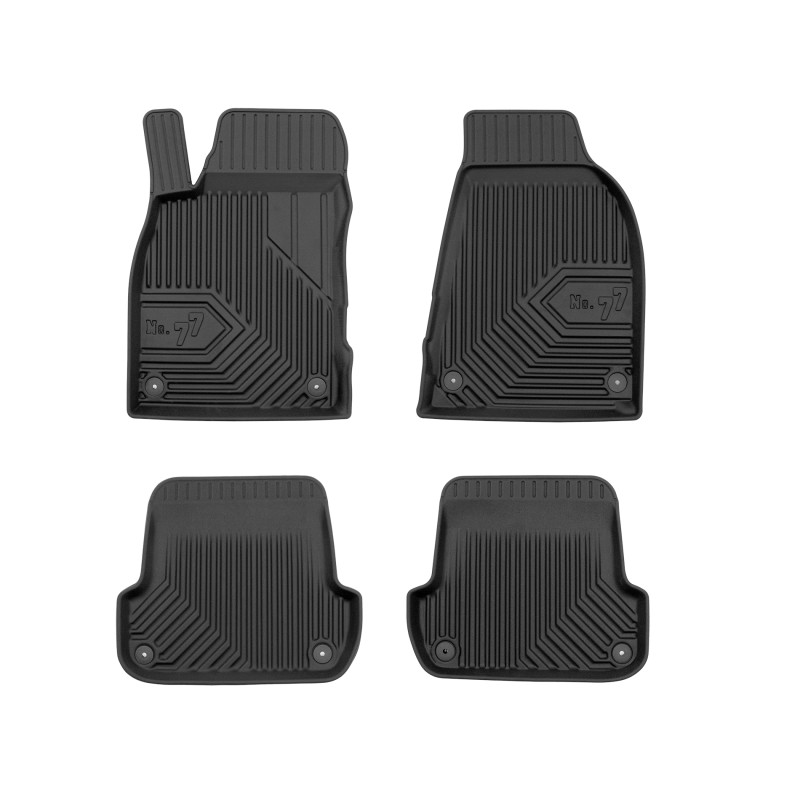 Tappetini compatibili con Audi A4 B6 2000-2006, su misura in Gomma TPE