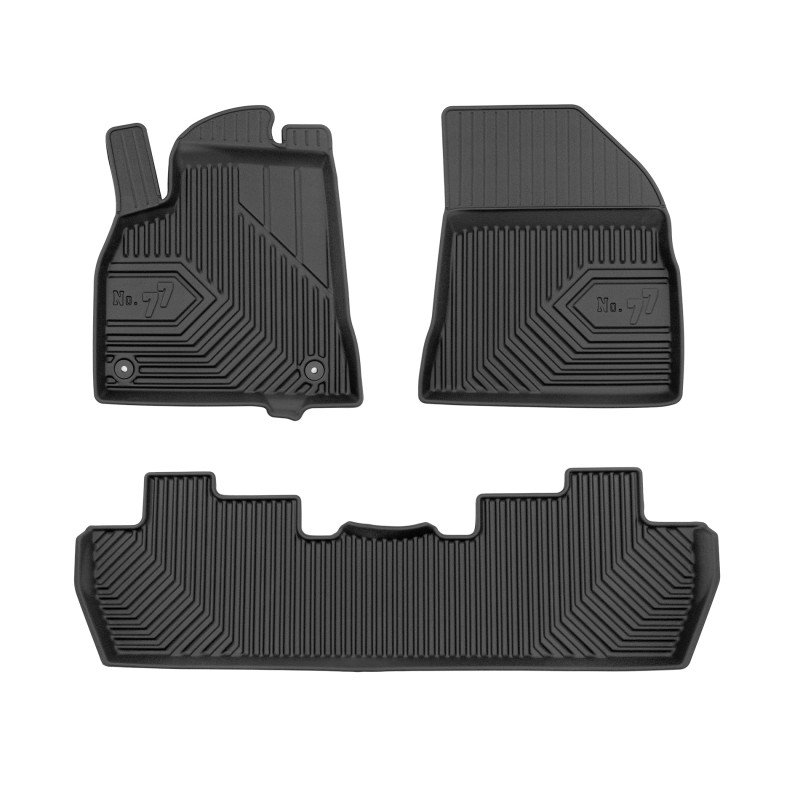 Tappetini compatibili con Peugeot 5008 I 2009-2017, su misura in Gomma TPE