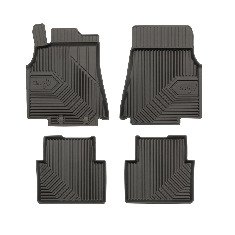 Tappetini compatibili con Mercedes-Benz Classe A W169 2004-2012, su misura in Gomma TPE