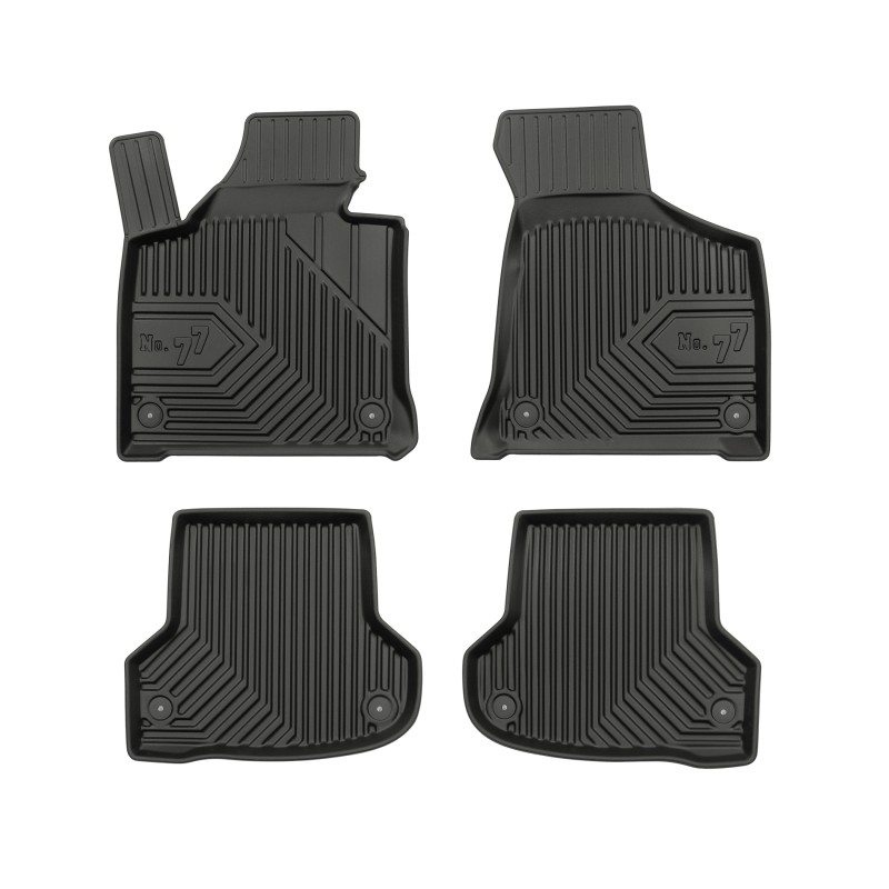 Tappetini compatibili con Audi A3 Sportback 8P 2003-2013, su misura in Gomma TPE