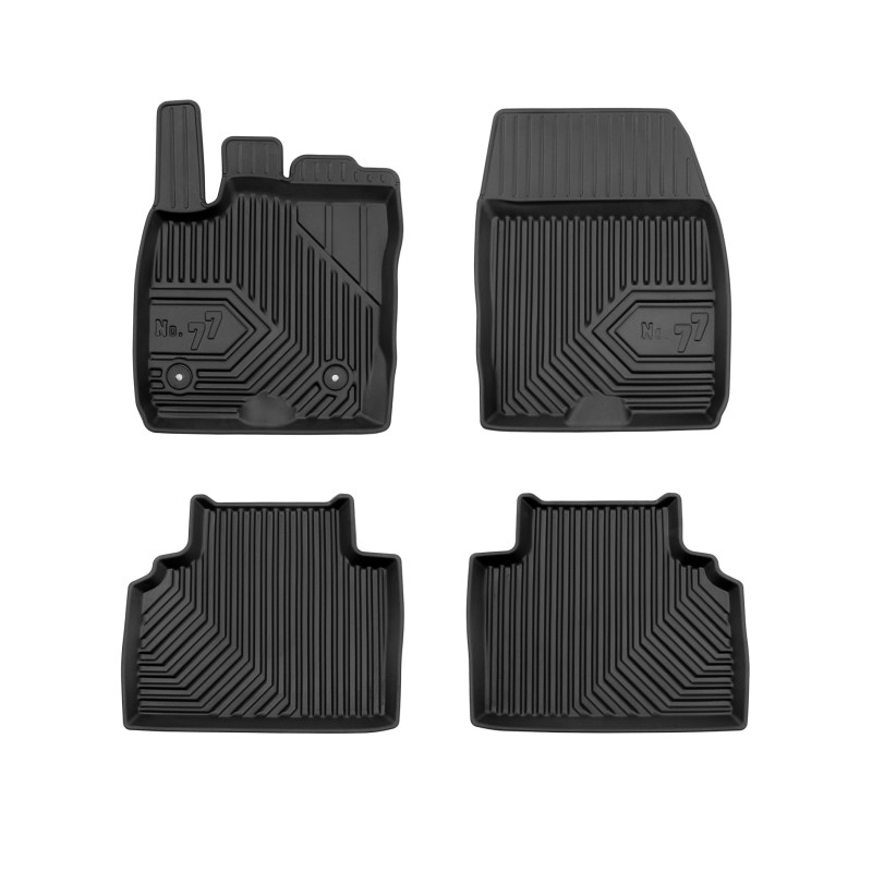 Tappetini compatibili con Ford Tourneo Courier I 2014-2023, su misura in Gomma TPE
