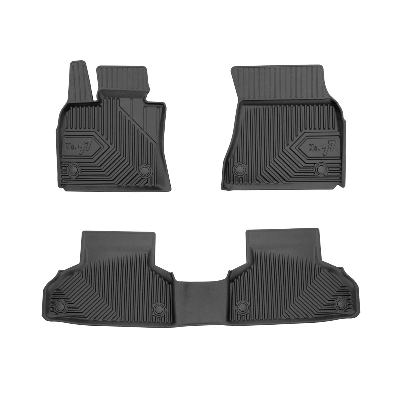 Tappetini compatibili con BMW X6 F16 2014-2019, su misura in Gomma TPE