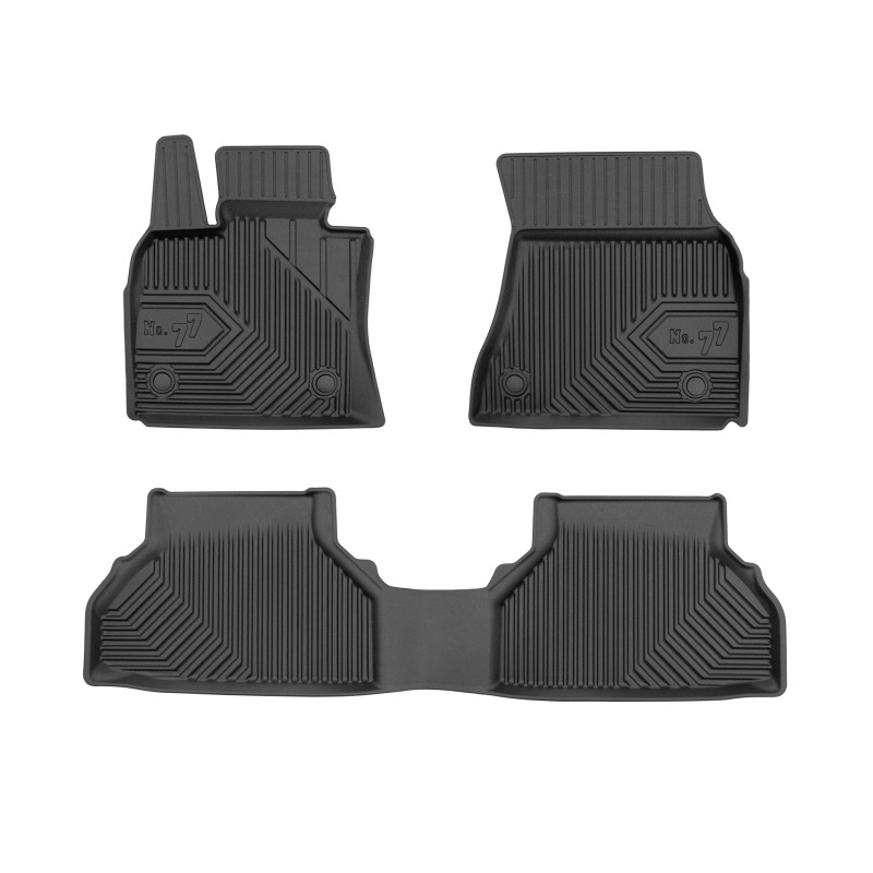Tappetini compatibili con BMW X6 E71 2007-2014, su misura in Gomma TPE