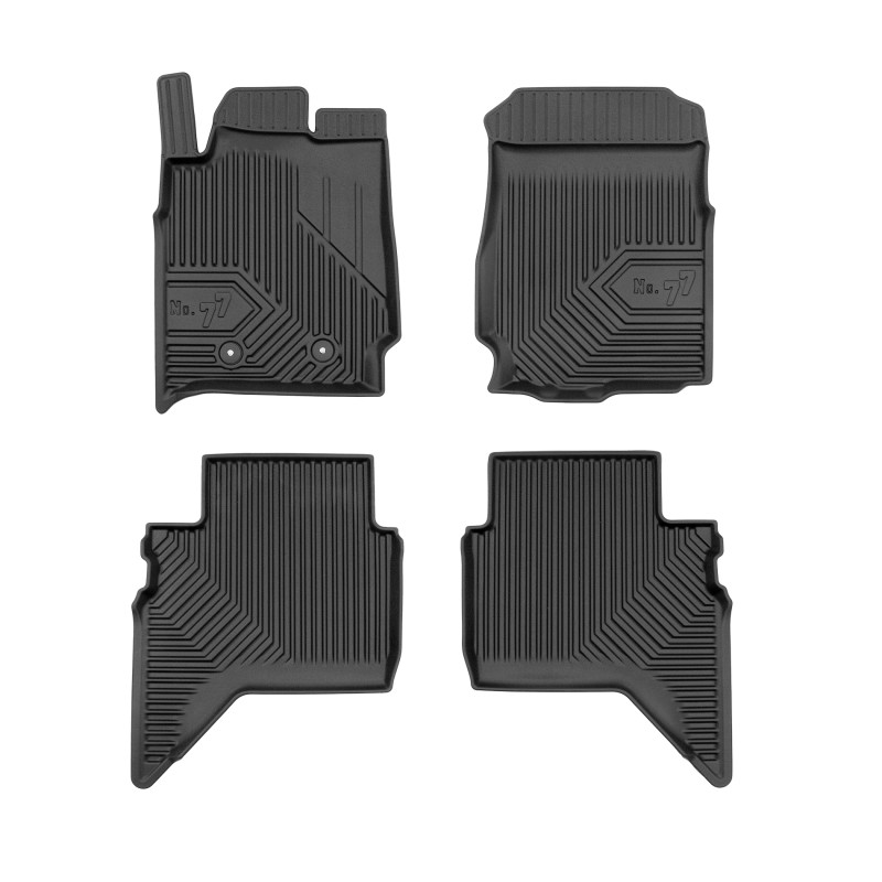 Tappetini compatibili con Ford Ranger V 2015-2022, su misura in Gomma TPE
