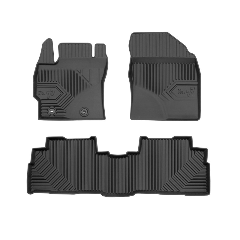 Tappetini compatibili con Toyota Verso 2009-2018, su misura in Gomma TPE