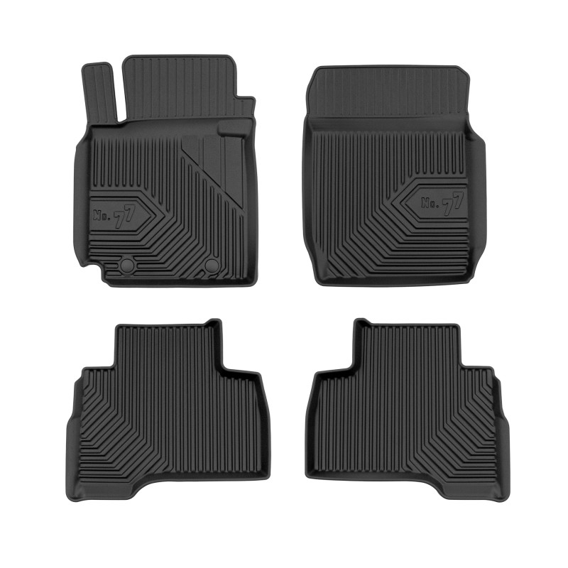 Tappetini compatibili con Suzuki Grand Vitara II 2005-2014, su misura in Gomma TPE