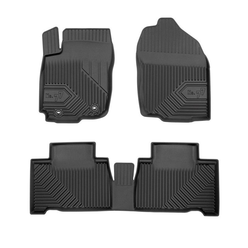 Tappetini compatibili con Toyota RAV4 IV Hybrid 2015-2019, su misura in Gomma TPE