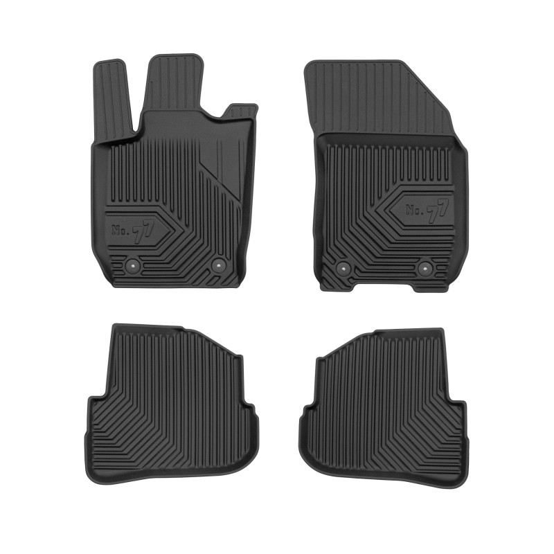 Tappetini compatibili con Audi A1 Sportback 8X 2012-2014, su misura in Gomma TPE