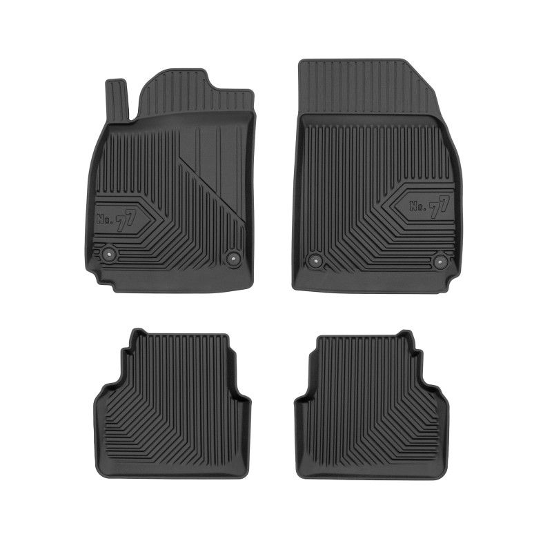 Tappetini compatibili con Saab 9-3 II 2002-2011, su misura in Gomma TPE
